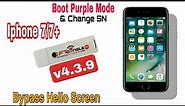 iPhone 7 Boot Purple Mode and Change SN Bypass Hello Screen/iCloud by EFT Pro v4.3.9