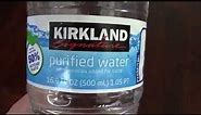 Kirkland Signature Purified Water Review (Costco Water)