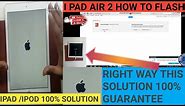 how to flash ipad air 2 | iPad Air 2 iOS 13 iPad OS Review | IPAD AIR 2 APPEL LOGO STUKE SOLUTION