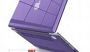 IBENZER Compatible with MacBook Pro 13 Inch Case 2015 2014 2013 end 2012 A1502 A1425, Hard Shell Case & Keyboard Cover & Screen Protector for Old Version Apple Mac Retina 13, Crystal Purple, R13CYPU+2