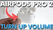 How to Adjust Volume Level on AirPods Pro 2 - Change Volume with Swipe Gesture