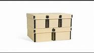 See How Gaylord Archival® Nesting Storage Boxes Work!