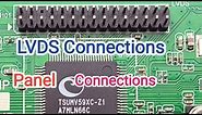 How To Connect LVDS Connections Of Lcd/Led Tv.LVDS