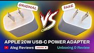Original vs Fake - Apple 20W USB-C Power Adapter #apple #adapter