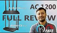 TPLink Archer C6; Version 3 & Version 2; AC1200 Dual Band Gigabit Router full Review and Speed Test