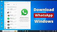 How to Download and Install WhatsApp in Laptop or PC