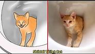 😂Cat Memes: Skibidi Toilet Cat and Funniest Dogs - Drawing Memes Part 9 😅 Trending Funny Animals 😹