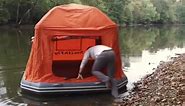 Camping on water is now possible with this floating tent