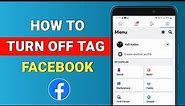 How to Stop People Tagging me on Facebook 2023 || How to turn Off tag on Facebook || Tech Process