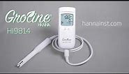 GroLine HI9814 pH EC TDS Waterproof Meter by Hanna Instruments