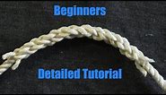 Beginner Friendly Splicing - How To Splice 3 Stranded Rope Together