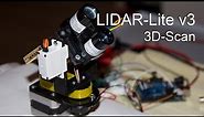 LIDAR-Lite v3 - 3D-Scan
