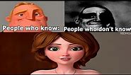People who know meme (Mr Incredible Becoming Uncanny)