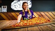 No Woman Has Ever Finished Australia's Biggest Pizza Slice | George's "Big Slice" Pizza Challenge
