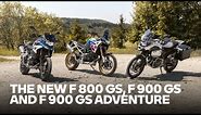 Hungry For More #SpiritOfGS: The new BMW F 800 GS, F 900 GS and F 900 GS Adventure