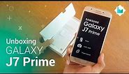 Samsung Galaxy J7 Prime - Unboxing/Hands-On en español