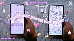 Pastel purple wallpapers💜✨️ | Aesthetic and Pastel wallpaper ideas.🎵🌙 | Part ~ 1