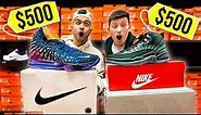 Who Can Find The BEST Hype Sneakers For Under $500 At Nike Outlet Challenge