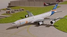 Airbus A340 | paper model template download | little_model_airport
