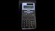 SHARP EL-506TS Calculator Stats Function Tutorial, input and delete data in Stats Mode