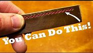 How to Hand Stitch Leather: Get Better, Fast!
