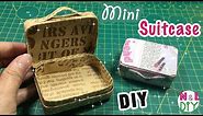 DIY Miniature Suitcases | How to make a Suitcase for Doll