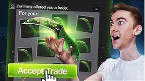 I opened my trade offers, but 10x what you sent me...