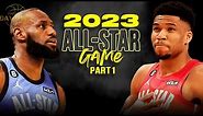 Team LeBron vs Team Giannis | 2023 All-Star Game Full Highlights Part1 | FreeDawkins