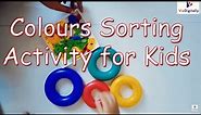 Primary Colours Sorting Activity for Kids l Colour Sorting Activities | Fun Activities for kids