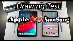 IPAD pro VS Galaxy Tab S6 - Which tablet is best for artists ? - Drawing Test