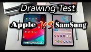 IPAD pro VS Galaxy Tab S6 - Which tablet is best for artists ? - Drawing Test