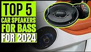 unmatched sound quality: the 5 best car speakers for 2024 reviewed