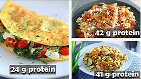 3 High Protein Meals For Weight Loss