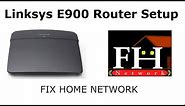 Linksys E900 setup | Features | Password | Firmware | Reset | Manual Installation
