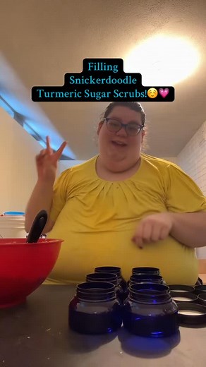 51K views · 893 reactions | Filling Snickerdoodle Turmeric Sugar Scrubs!☺️ craftyslaughter.com | Crafty Slaughter LLC | Facebook