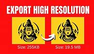 Kanay Lal - How to export high resolution images from...