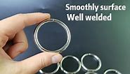 2 inch metal ring macrame 10 Pack