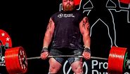 Strongman Eddie Hall deadlifts world record HALF A TONNE