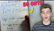 Funniest And Cutest Kid Break Up Notes!