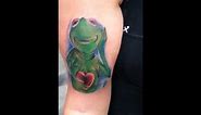 Kermit the Frog Color Tattoo