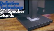Definitive Technology ST1 Speaker Stand Setup and Review