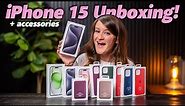 Unboxing Every iPhone 15! (and accessories)