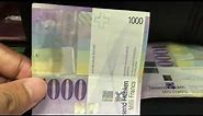 Banknotes 1,000 of the Swiss franc