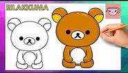 How To Draw Rilakkuma | Cute Bear | Easy Step By Step Drawing Tutorial