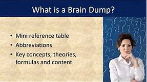 The Secret Of Creating Your PMP Exam Brain Dump Sheet