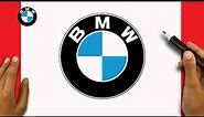 HOW TO DRAW BMW LOGO / Auto Logos of the World