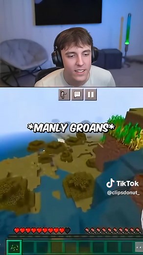 Donut Reacts to a Goofy Minecraft Challenge