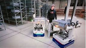 Goods-to-Person (G2P) robots for automated order picking | Brightpick