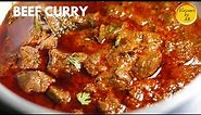 Easy Beef Curry Recipe | How to make Beef Curry Recipe in Pressure Cooker | Beef Recipes