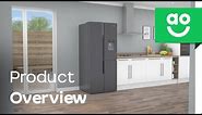 Hisense American Fridge Freezer RQ560N4WB1 Product Overview | ao.com